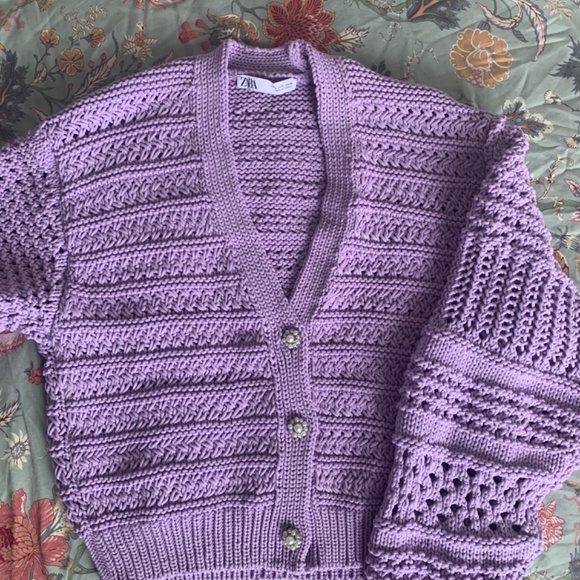 Zara purple sweatshirt(?) - Picture 2 of 2